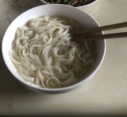 素面条它就是清汤寡水的啊难过吼