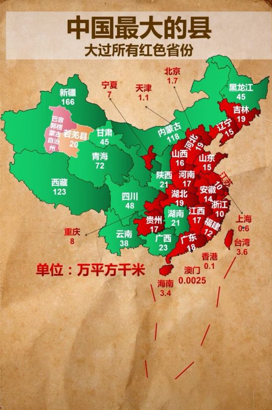 你们知道中国最大的县大到什么程度吗