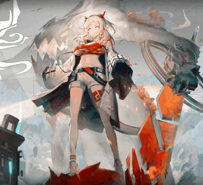 微博劳伦斯年的精二立绘动态图