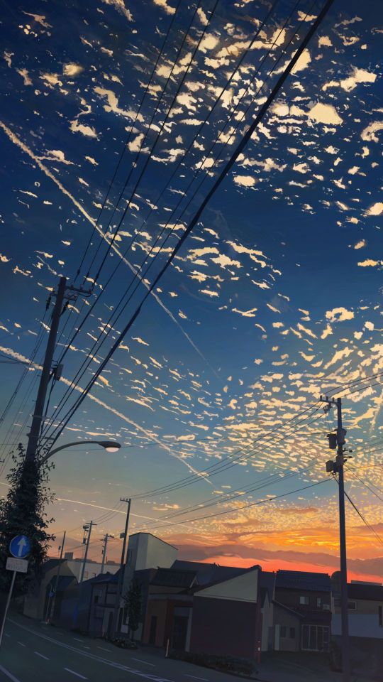 求大神这张没有字体的原图或者同类型暗色系街道的壁纸